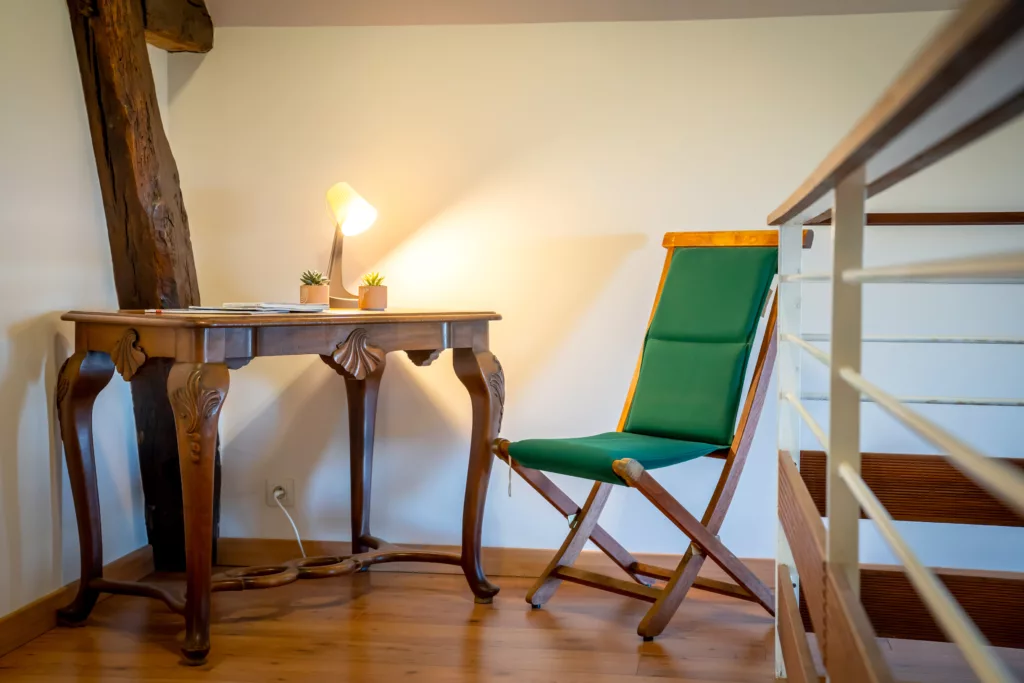 Bureau de la suite du 1er étage du gite